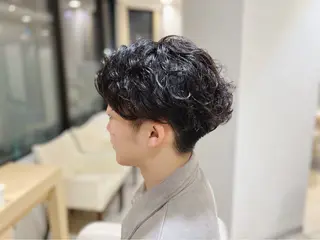 パーマ メンズ Ash宮前平店 鈴木和也のヘアスタイル
