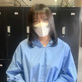 セミロング 💙OUD 仲本七星💙のヘアスタイル