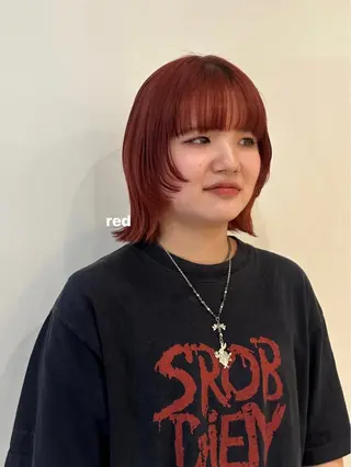 ミディアム カラー 暖色カラー/レイヤー 🌙 オノユリカのヘアスタイル