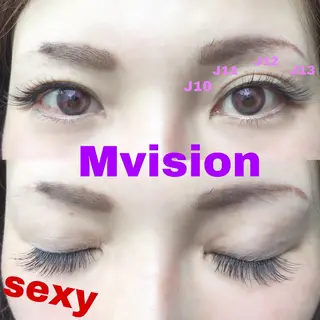 マツエク・マツパ M visionのマツエク・マツパデザイン
