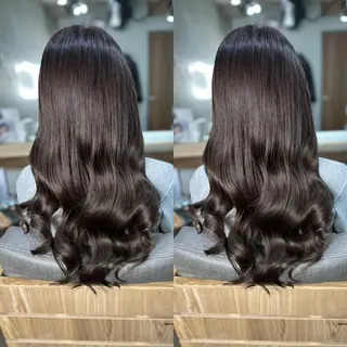 ロング ヘアアレンジ カラー メンズ 韓国hair特化🩵 人気NO,1👑祐樹のヘアスタイル