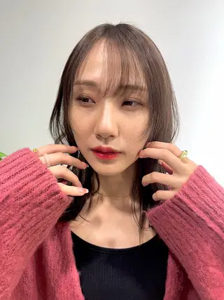 ミディアム cana カナ/tensionのヘアスタイル