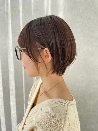 ショート sea by luvismけやき通り2号店所属・ボブ/ショート/ 縮毛矯正/岸本恭明のヘアスタイル
