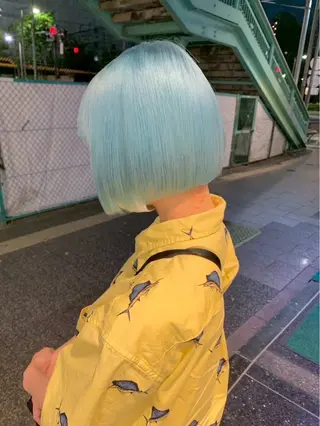 ロング カラー 坂口 誠弥のヘアスタイル