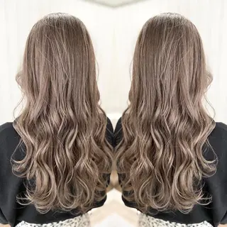 セミロング カラー パーマ ヘアアレンジ RecheRche【池袋】所属・👑指名率No.1 👑坂口飛翔のヘアスタイル