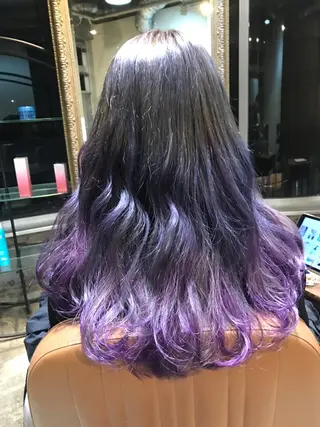 セミロング カラー パーマ ヘアアレンジ メンズ キッズ ネイル マツエク・マツパ サロンドミルク 原宿のヘアスタイル