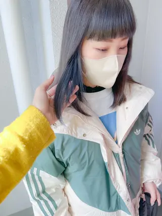 ミディアム カラー カラーパティシエ facce🌼ikoのヘアスタイル