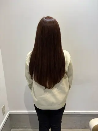 ロング 折本 沙織のヘアスタイル