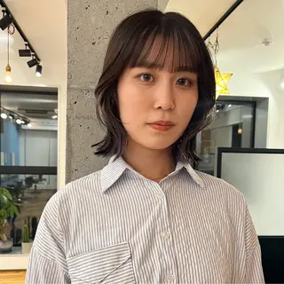 ショート カラー 暖色/パーマ 🌼クニトウメイのヘアスタイル