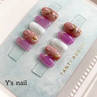 ネイル 手書きが得意🖌️ Y’s  nailのネイルデザイン