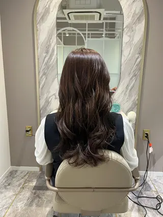 ロング カラー ヘアアレンジ 艶ボブ🌼 MAHOのヘアスタイル