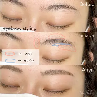 アイブロウ BELINDA 小西のマツエク・マツパデザイン