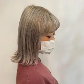 ミディアム カラー Hair&Make Rin所属・田原春 花梨のマツエク・マツパデザイン