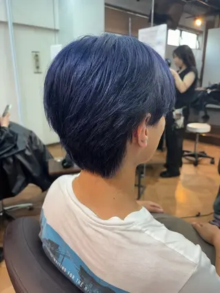 カラー メンズ メンズショート/ハイ トーン/我孫子/葵のヘアスタイル