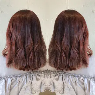 ミディアム あらき ちさとのヘアスタイル