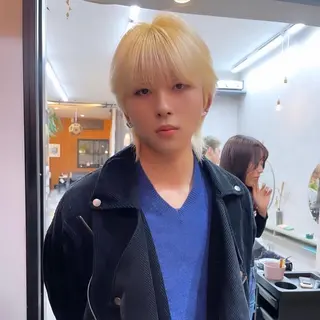 ショート カラー メンズ 花香竜太/エクステ /ハイトーンカラーのヘアスタイル