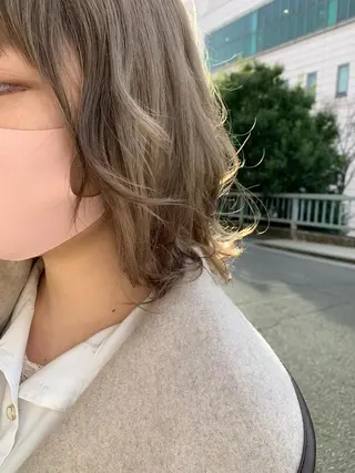 ミディアム メンズバレイヤージュ 斉藤春のヘアスタイル