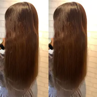 ロング 髪質改善 髪質改善カラーのヘアスタイル