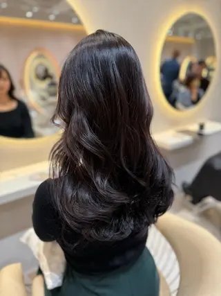 カラー ❤️ブリーチなし💚 ダブルカラー平野実花のヘアスタイル