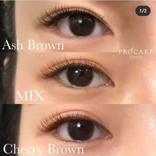 マツエク・マツパ プロケアアイラッシュ みなとみらい店所属・PROCARE みなとみらい店のマツエク・マツパデザイン