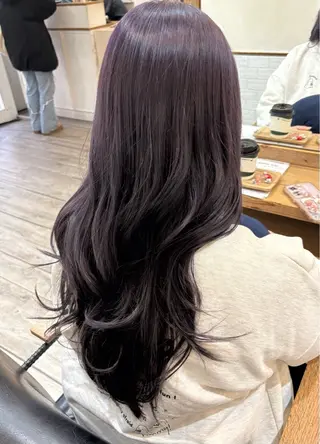 ロング 🧸似合わせデザイン ほそいけいこ🧸のヘアスタイル