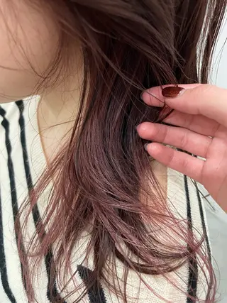 セミロング ナギ『kii』 福岡美容室🇰🇷のヘアスタイル