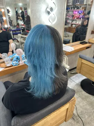 カラー メンズ MOURI CHISATOのヘアスタイル