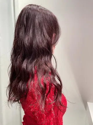 ロング カラー 佐野 えり奈のヘアスタイル