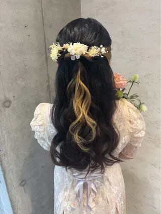 ロング ヘアアレンジ Reve  resort所属・美髪× ヘアセット✨Araiのヘアスタイル