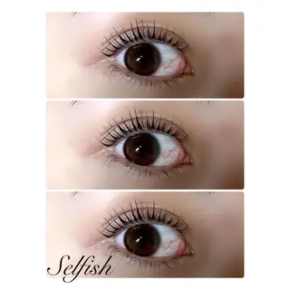 マツエク・マツパ eyelashsalonSelfish所属・. Selfishのマツエク・マツパデザイン