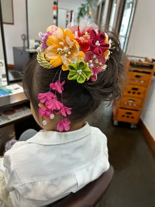 ヘアアレンジ キッズ 坂本 瑞季 🤍 髪質改善のヘアスタイル