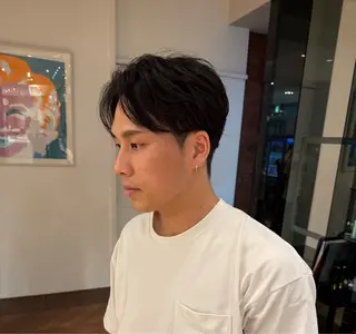 ショート メンズ SARA山口caz カット/パーマのヘアスタイル