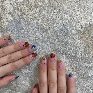 ネイル Amber21.所属・Nagahama Akariのネイルデザイン