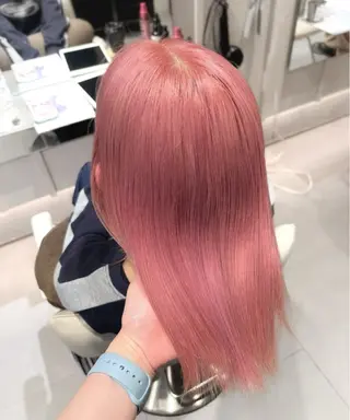 ミディアム カラー 艶髪カラー/ レイヤー/yuiのヘアスタイル