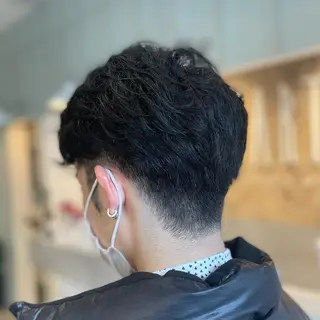 パーマ メンズ Hair&Make EARTH聖蹟桜ヶ丘店所属・長谷川 麻衣子のヘアスタイル