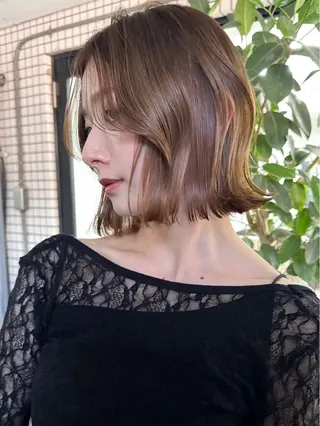 ショート ヨシミ カズヤのヘアスタイル