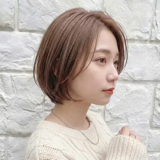 ショート カラー 短めショートカット カットモデルのヘアスタイル