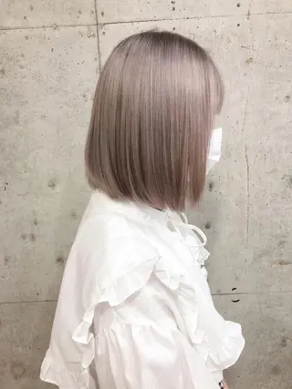 ミディアム カラー レイヤー/ウルフ/ ハッシュカット/そらのヘアスタイル