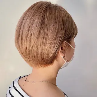 ショート あやめ【顔まわり/レ イヤー/柔らかカラ】のヘアスタイル