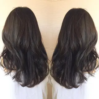 ロング 中林 由佳のヘアスタイル