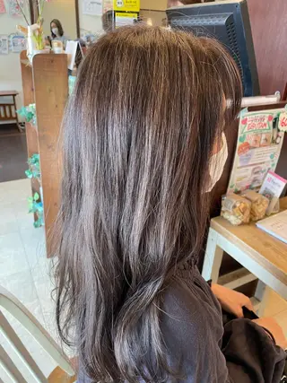 ロング カラー 美容室 Jフィドルファドル所属・わきた かずなのヘアスタイル