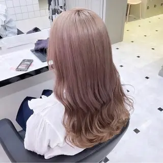 カラー RIKO👼🏻💓 韓国ガーリーのヘアスタイル