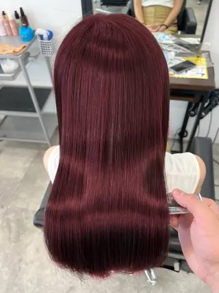 ミディアム カラー レイヤー/透明感/ 顔周り/kana🩰のヘアスタイル