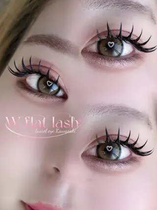 マツエク・マツパ LAUREL川崎店 ERIKO🐰束感♡のマツエク・マツパデザイン