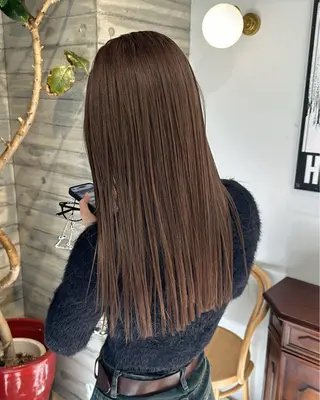 ロング ササキカズマ〻透明感 〻色落ち〻赤み消しのヘアスタイル