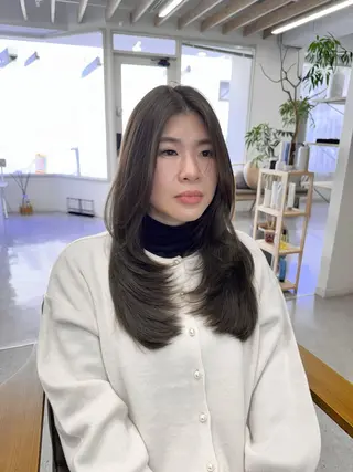 ロング 艶レイヤー🍊 加藤隆也のヘアスタイル