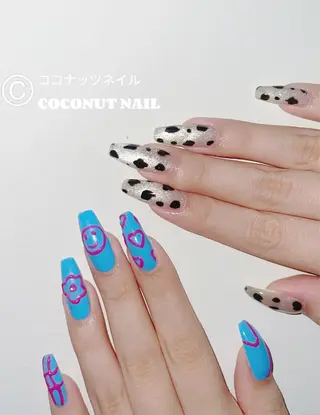 ネイル 神田 ココナッツのネイルデザイン