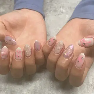 ネイル 【Zina京都駅前】 きぬがわ らむのネイルデザイン