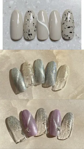 ネイル NANAE ネイル🌈虹のネイルデザイン