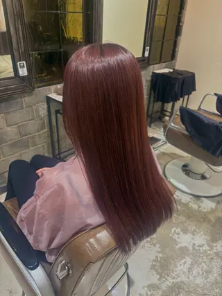 ロング ✨艶髪／透明感カラー ミユ💜のヘアスタイル